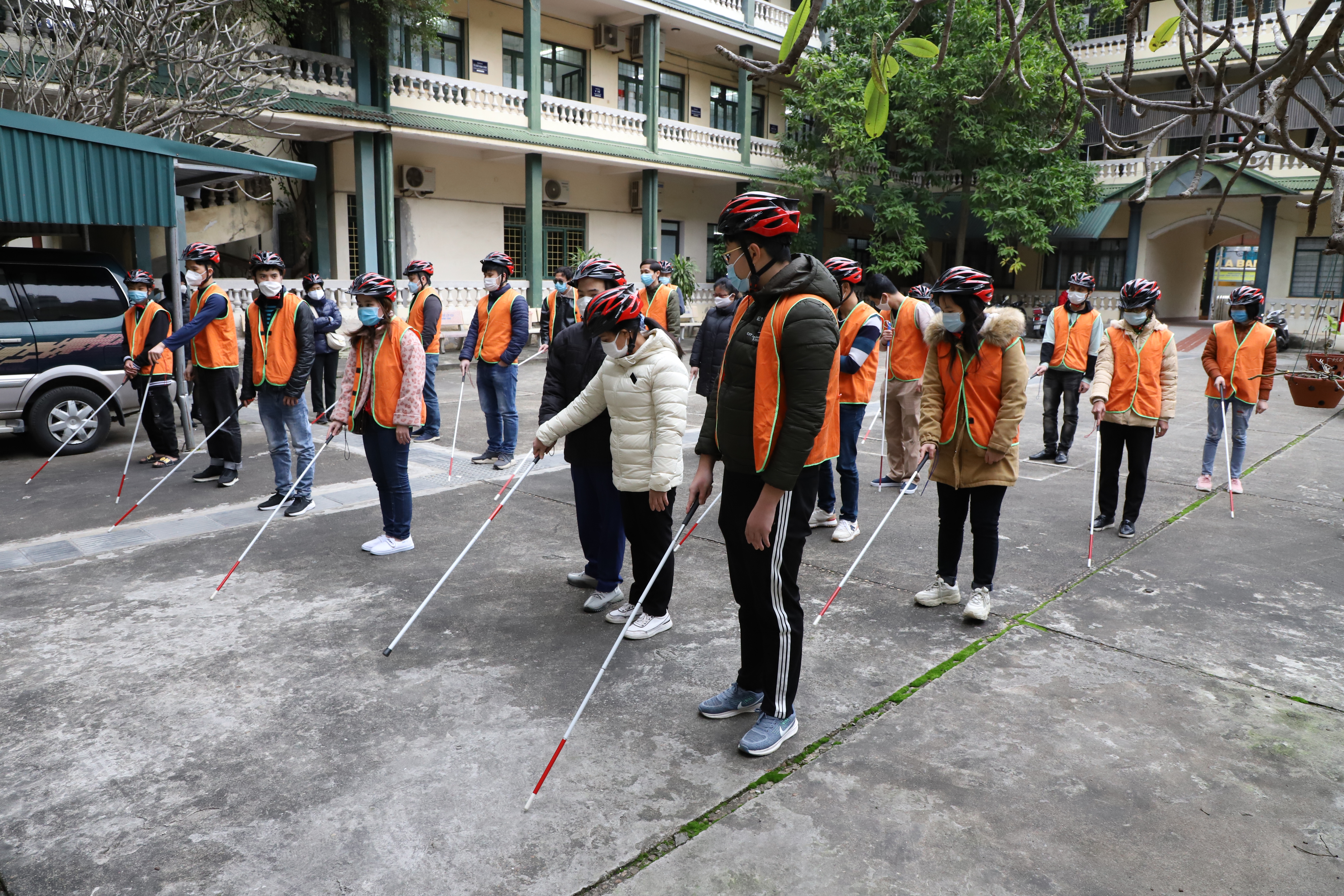 Tập huấn Định hướng không gian và đi lại cho cán bộ, hội viên khu vực miền Bắc và miền Trung 